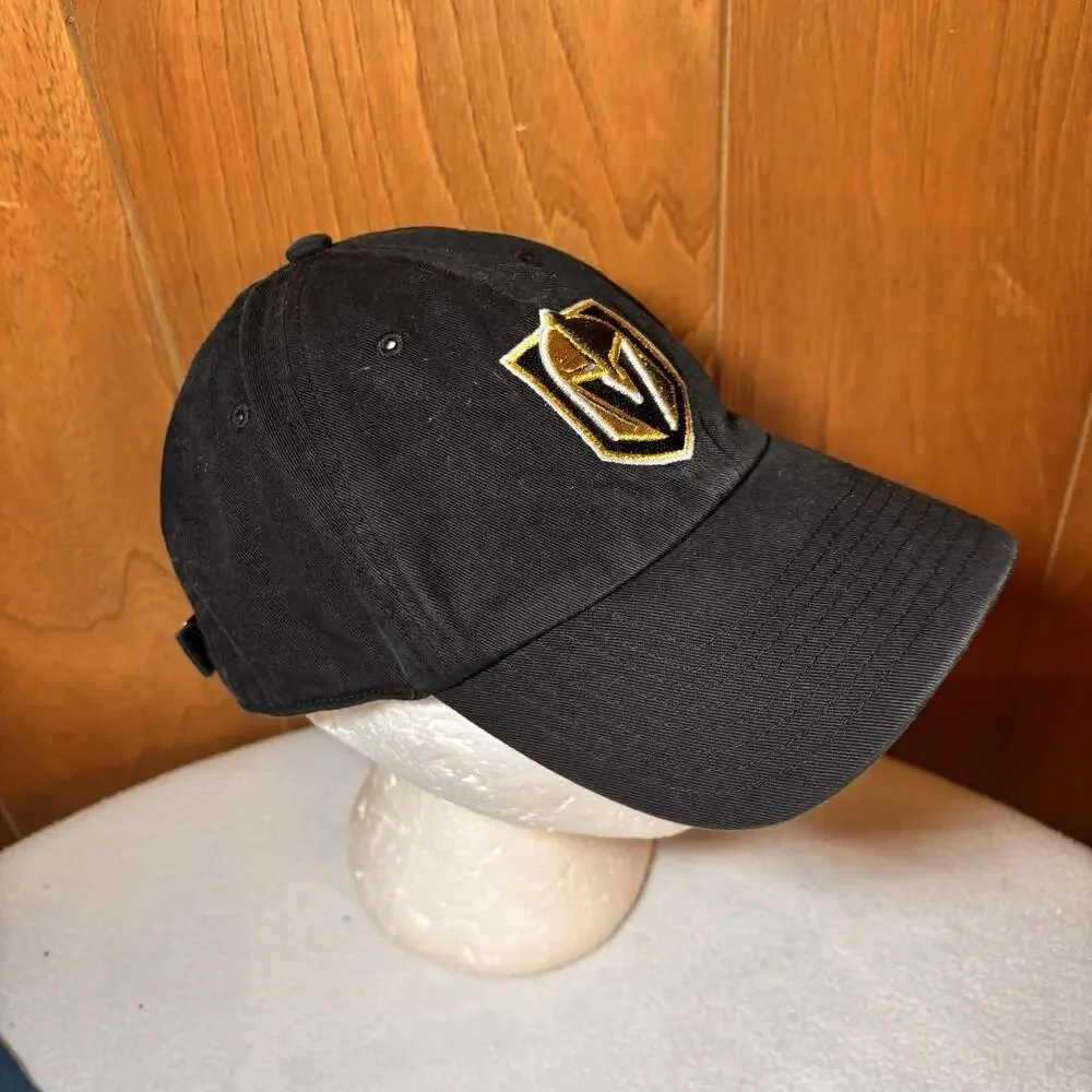 Vegas Golden Knights Hat 47 Brand Black Strapback NHL Hockey Cap OSFA